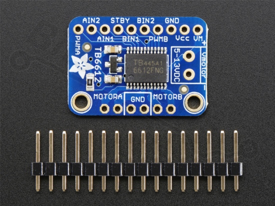 Stappenmotor-/DC motor driver TB6612 1,2A Breakout Board - Adafruit 2448